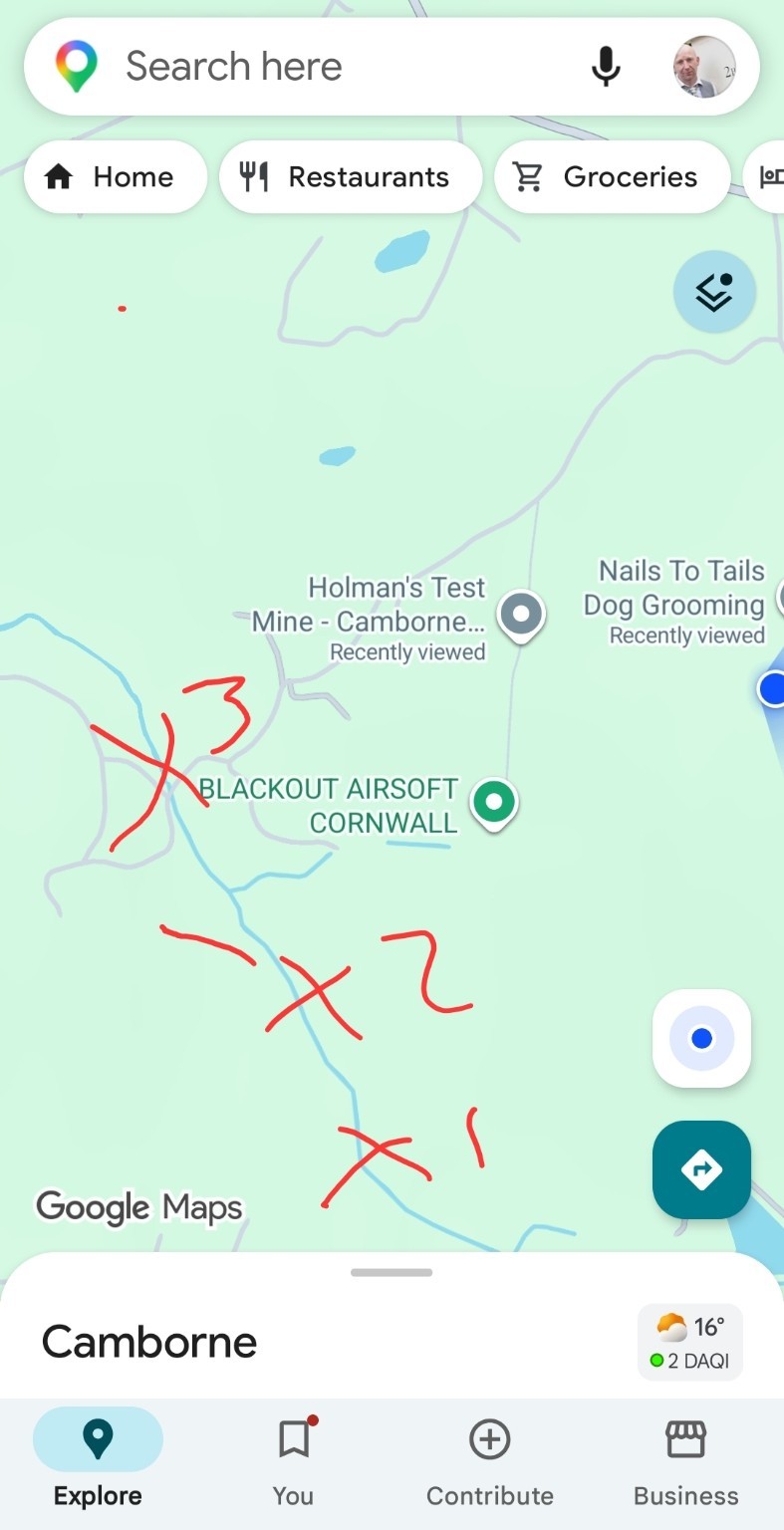Reported X1–X3 corridor annotation